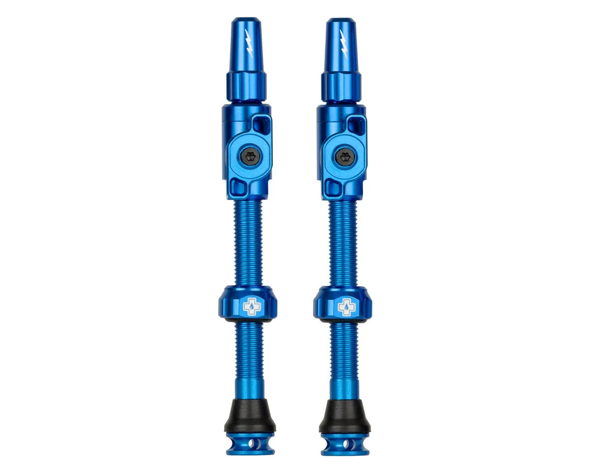 Muc-Off Big Bore Lite Tubeless Valves (Blue) (Large) (45mm)